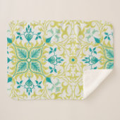 Weinmuster (von William Morris) Sherpadecke (Vorderseite (Horizontal))