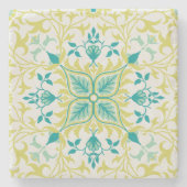 Weinmuster (von William Morris) Steinuntersetzer (Vorderseite)