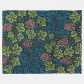 Weinmuster, William Morris Fleecedecke (Vorderseite (Horizontal))