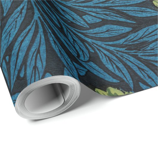 Weinmuster, William Morris Geschenkpapier (Rolleneckpunkt)