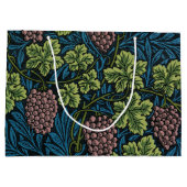Weinmuster, William Morris große Geschenktasche Geschenktüte (Rückseite)