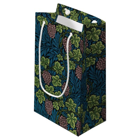 Weinmuster, William Morris Kleine Geschenktüte (Vorderseite Schrägansicht)