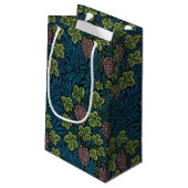 Weinmuster, William Morris Kleine Geschenktüte (Rückseite Schrägansicht)