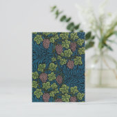 Weinmuster, William Morris Postkarte (Stehend Vorderseite)