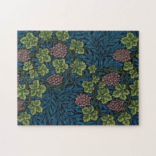 Weinmuster, William Morris Puzzle (Horizontal)