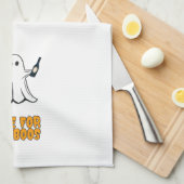 Weinnacht hier für Boos Halloween-Handtuch Geschirrtuch (Viertel Falte)