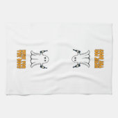 Weinnacht hier für Boos Halloween-Handtuch Geschirrtuch (Horizontal)