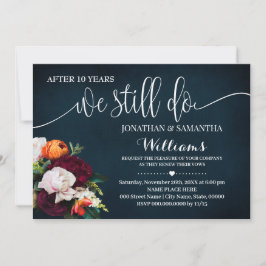 Weinnacht wir noch Hochzeitstag Einladung