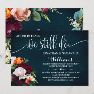 Weinnacht wir noch Hochzeitstag Einladung