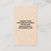 Weinöffnung | Flasche und Kork Visitenkarte (Rückseite)