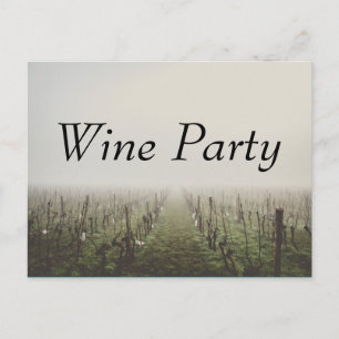 Weinparty Weinberg Individuelle Einladung
