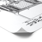 Weinpresse 1903 Weißbuch zum Thema "Patent Art" Poster (Ecke)