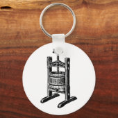 Weinpresse Schlüsselanhänger (Vorderseite)