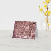 Weinprobe! Anmerkungs-Karte Karte (Gelbe Blume)