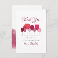 Weinprobe Dankeschön Karten