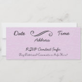 Weinprobe Dusche oder Party Einladung Trauben (Rückseite)