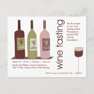Weinprobe Einladung