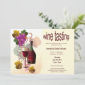 Weinprobe Einladung (Stehend Vorderseite)