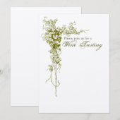 Weinprobe Einladung (Vorne/Hinten)