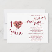 Weinprobe Einladung (Vorderseite)