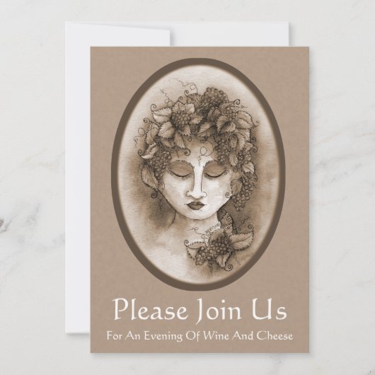 Weinprobe-Einladung Einladung (Vorderseite)