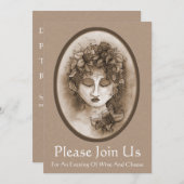 Weinprobe-Einladung Einladung (Vorne/Hinten)