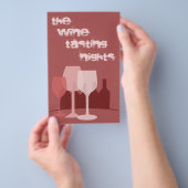 Weinprobe Flyer (Handgriff)