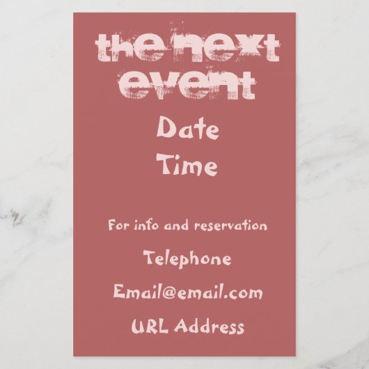 Weinprobe Flyer (Hinten)