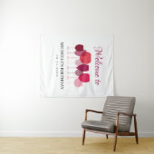 Weinprobe Foto Hintergrund Wandteppich (Beispiel (Horizontal))