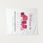 Weinprobe Foto Hintergrund Wandteppich (Vorderseite (Horizontal))