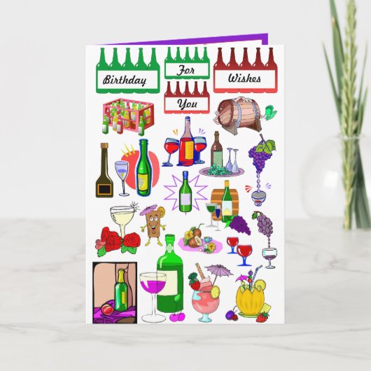 Weinprobe Karte (Vorderseite)