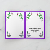 Weinprobe Karte (Innenseite)