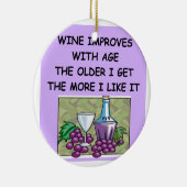 Weinprobe Keramik Ornament (Rechts)