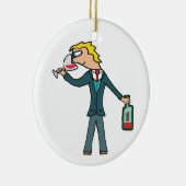 Weinprobe Keramik Ornament (Rechts)