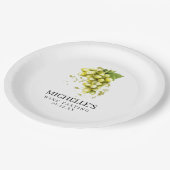 Weinprobe Pappteller (Schrägansicht)