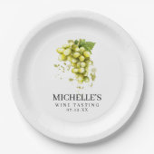 Weinprobe Pappteller (Vorderseite)