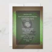 Weinprobe Party ~ 5 x 7 Einladung (Rückseite)