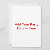 Weinprobe Party Einladung (Rückseite)