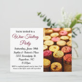 Weinprobe Party Einladung (Stehend Vorderseite)