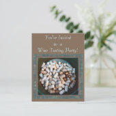  Weinprobe Party Einladung (Stehend Vorderseite)