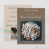  Weinprobe Party Einladung (Vorne/Hinten)