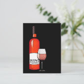 Weinprobe Party Einladung (Stehend Vorderseite)