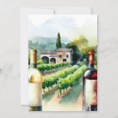 Weinprobe Party Einladung (Rückseite)