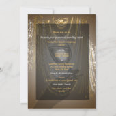 Weinprobe Party ~ elegantes Einladung (Rückseite)