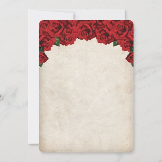 Weinprobe Party Vintage Einladung (Rückseite)