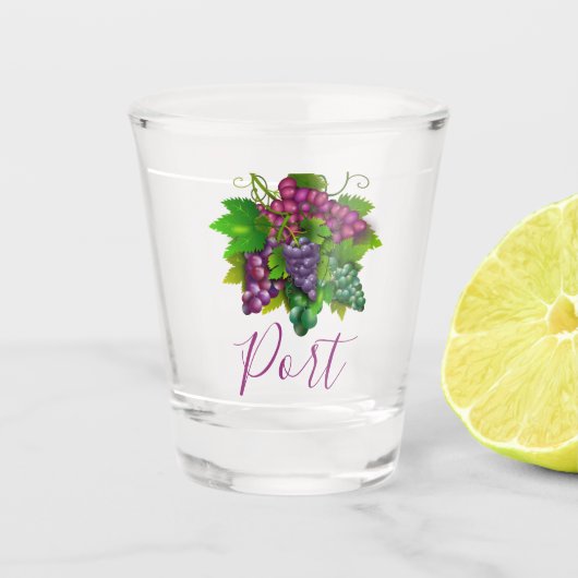 Weinprobe Portugal Schnapsglas (Vorderseite)