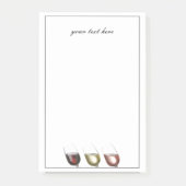 Weinprobe Post-it Klebezettel (Vorderseite)