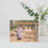 Weinprobe Postkarte (Stehend Vorderseite)