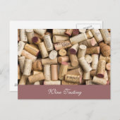 Weinprobe Postkarte (Vorne/Hinten)