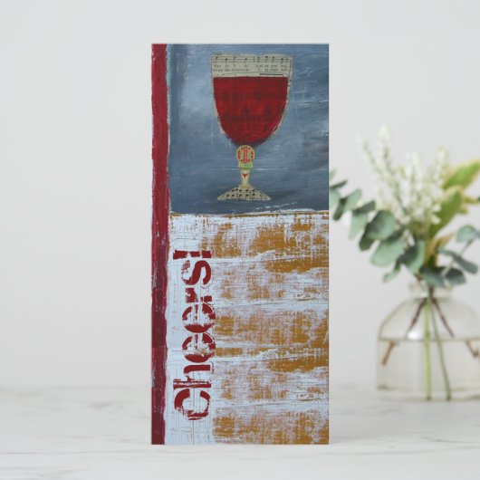 Weinprobe Scorecard - Chef (Stehend Vorderseite)